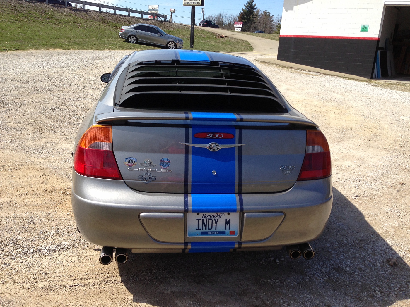 chrysler 300 rear window louvers