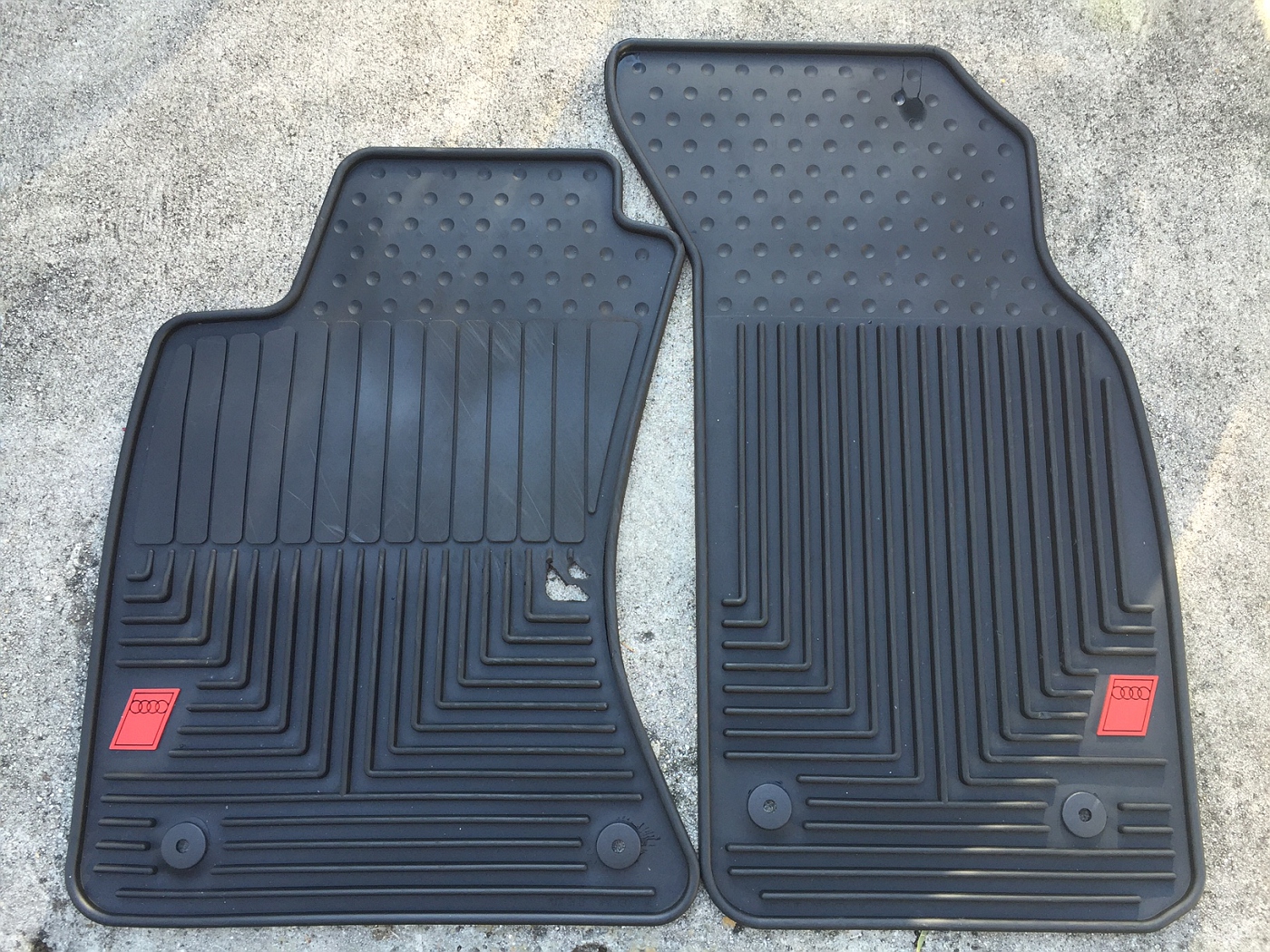 thumbnail image 2 of Matwise 4pc Black Velour Carpet Car Mats For Audi A4 Sportline B6/B7 (2002-2008) OEM Quality 2 of 5