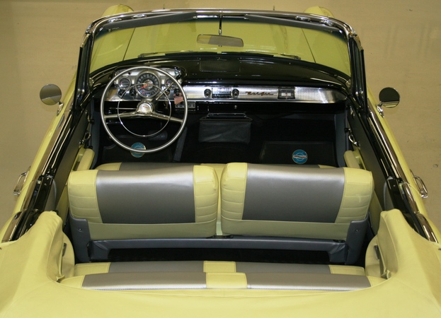 1957 Chevrolet Bel air décapotable terminé, et Paul Anka Fuelinjectionconvertible1957_7-vi