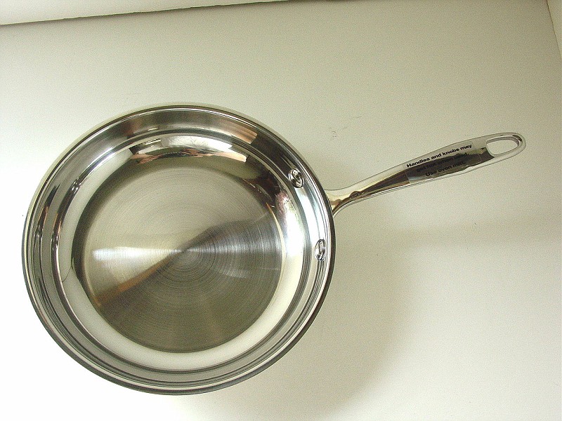 CHEFMATE Premium Cookware 8 inch Fry Pan Skillet Stainless Steel Copper