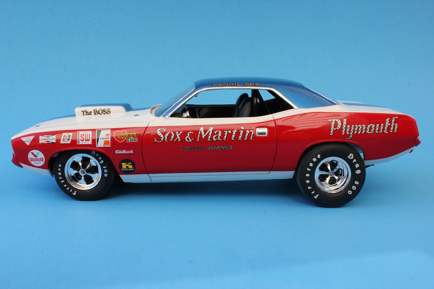 1970 Revell Sox and Martin 'Cuda.... - Ready For Inspection