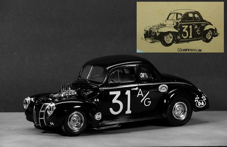 AMT 40 Ford sedan custom | Traditional Rod and Kustom in scale