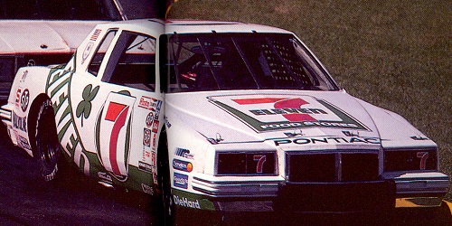 NASCAR DECAL # 7  7-ELEVEN SHAMROCK 1983 PONTIAC GRAND PRIX KYLE PETTY 1/24 