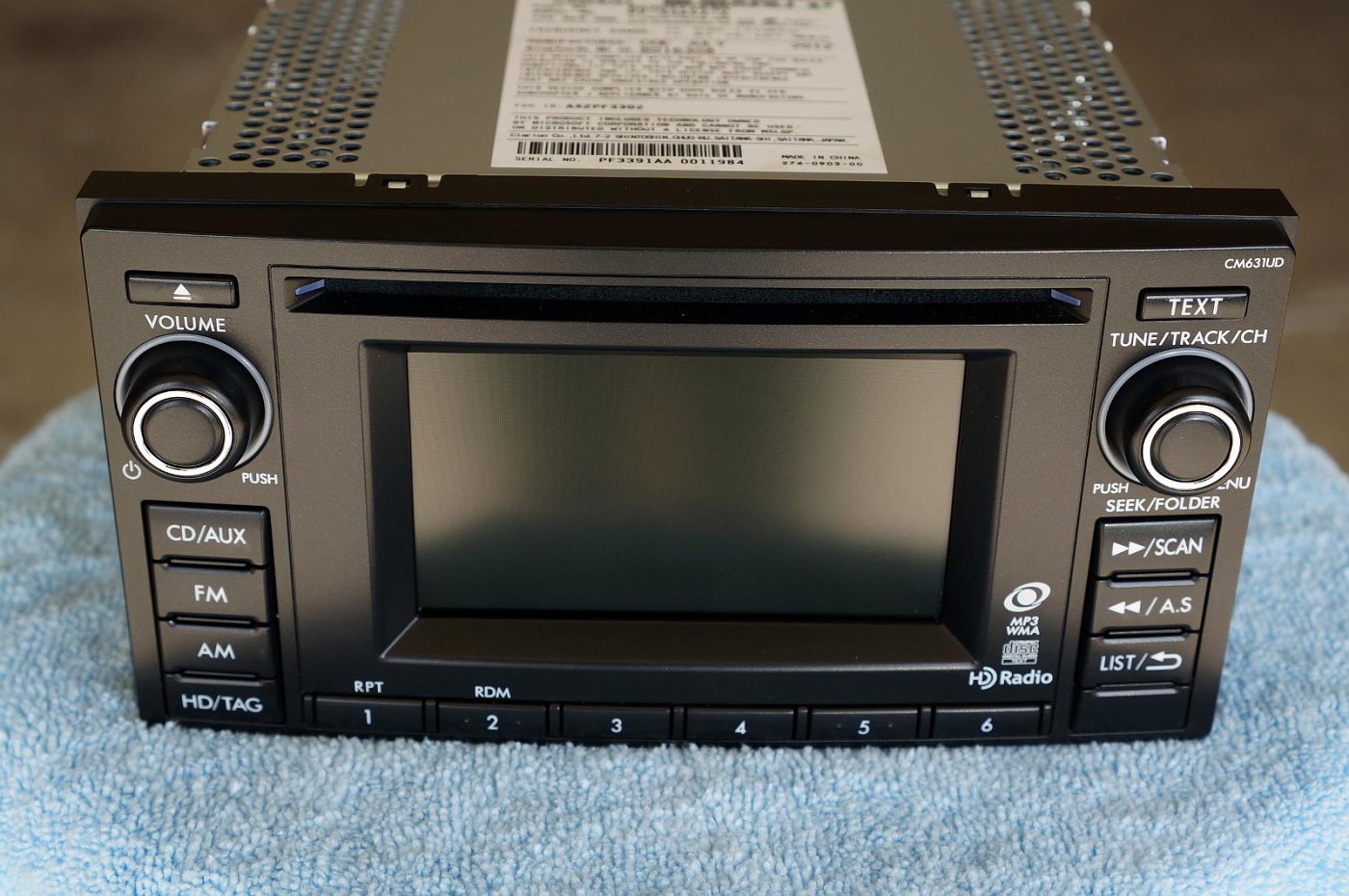FS: CM631UD 4.3" HD Radio OEM Head Unit ***SOLD*** - Club ...