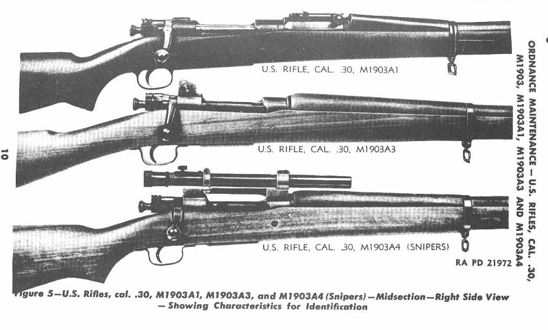 A3  Springfield Rear Long Trigger Guard Screw 1 Original Model 1903 A1 