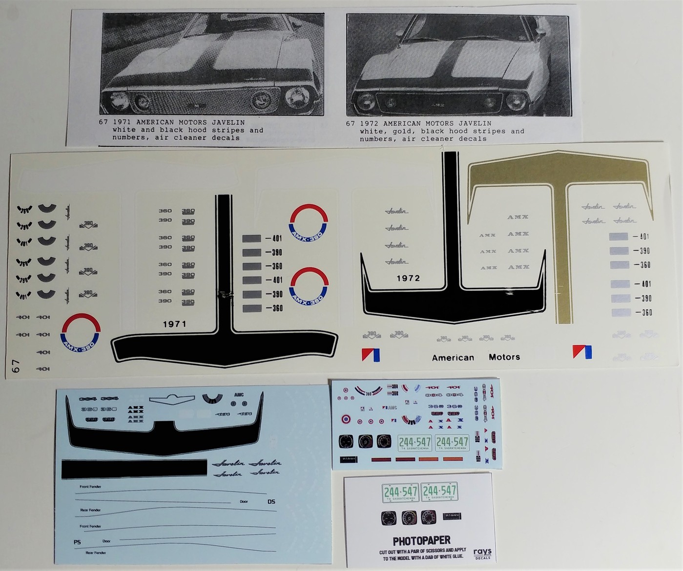 JoHan 1973 AMC Javelin AMX WIP Model Cars Model Cars Magazine Forum