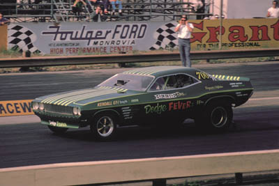 Slixx #1301 Dodge Fever Challenger Funny Car - Slixx - Drag Racing Decals -