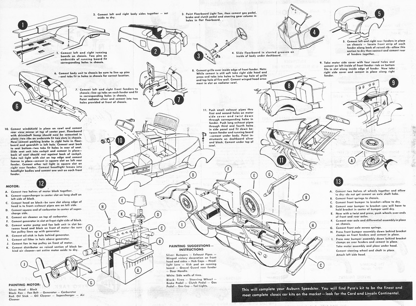 Lindberg 1935 Auburn Boattail Speedster - Page 2 - Car Kit News ...