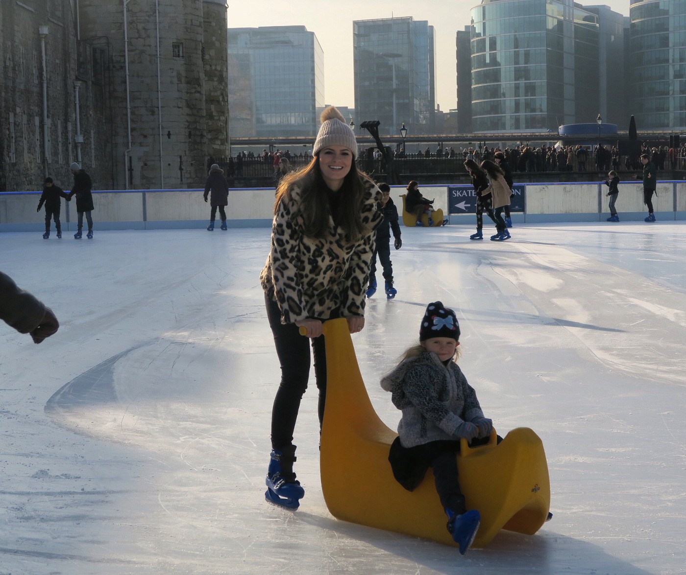 patinação no Gelo na Torre de Londres