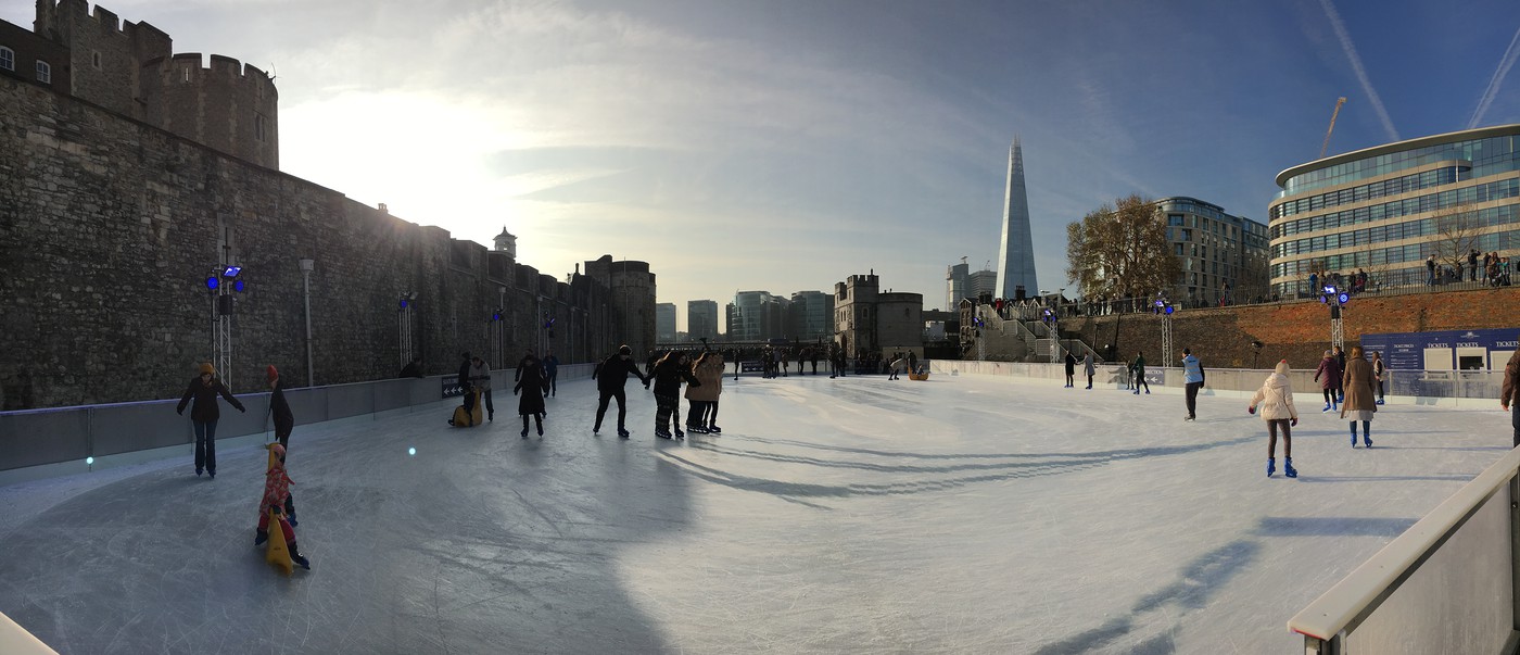 patinação no Gelo na Torre de Londres