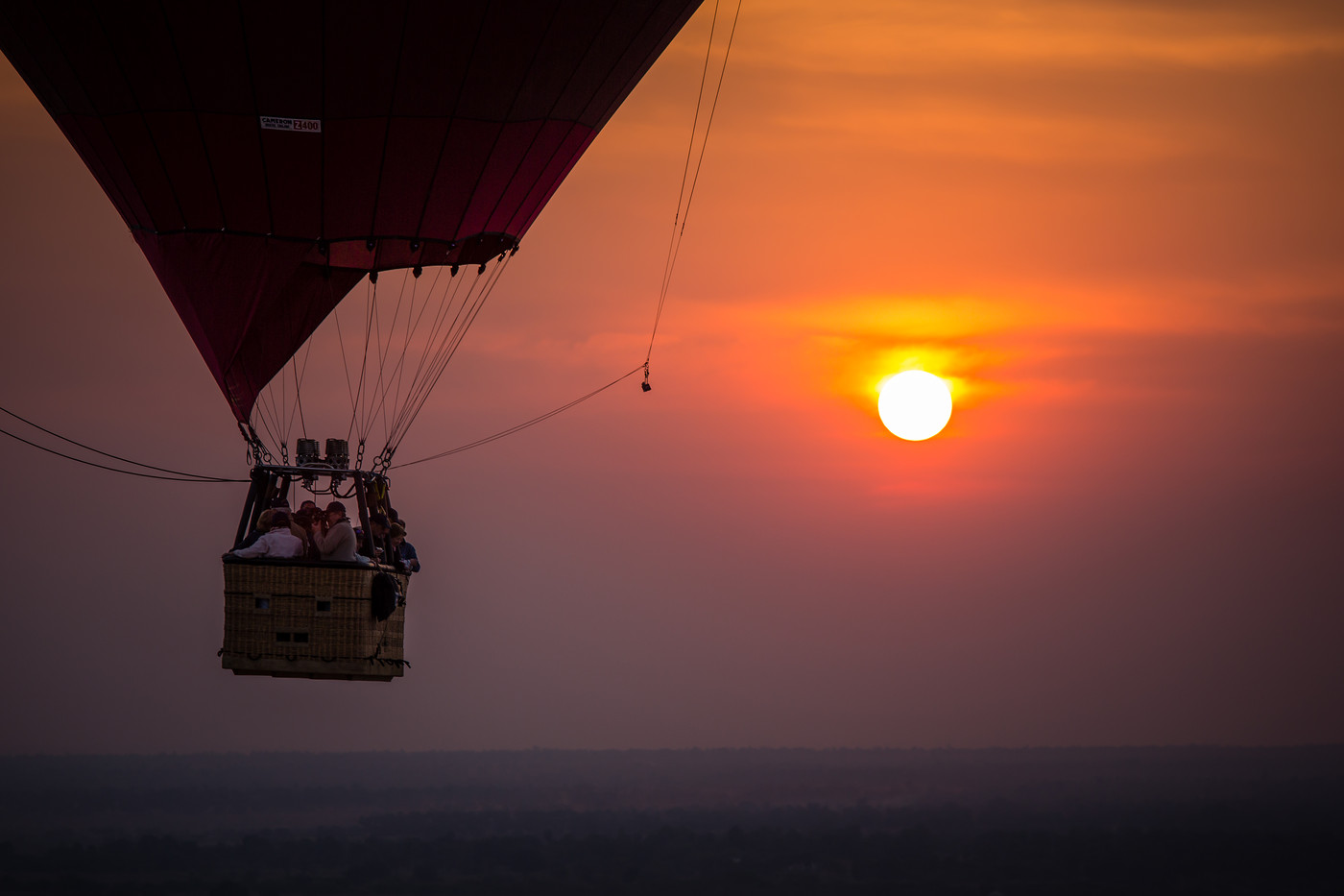 voo de balão em Bagan