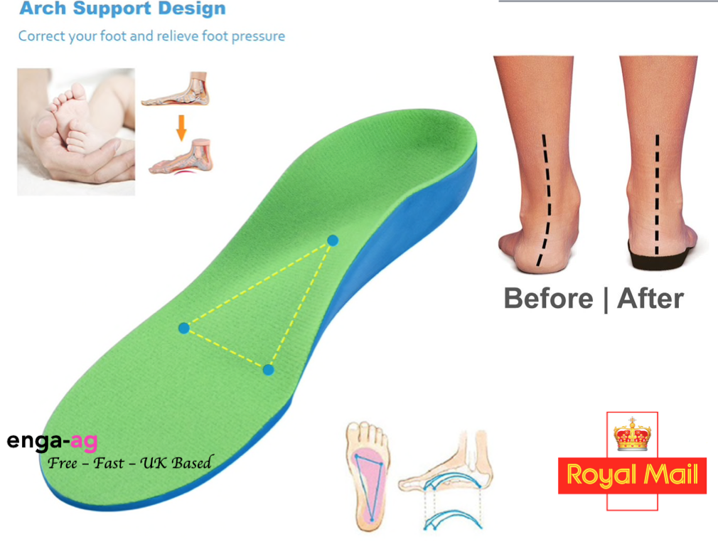flat foot insoles for kids