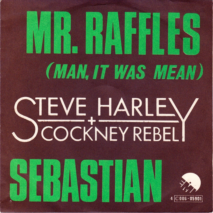 Cockney Rebel Mr. Raffles Belgium front