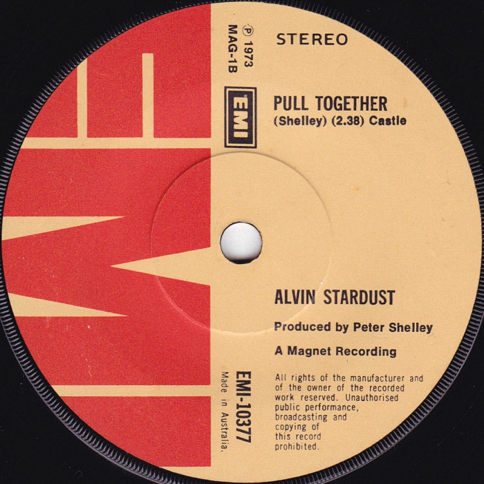 Alvin Stardust My Coo Ca Choo Australia side 2