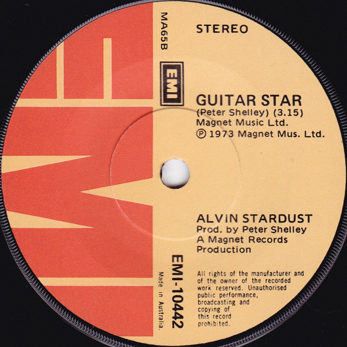Alvin Stardust Jealous Mind Australia side 2