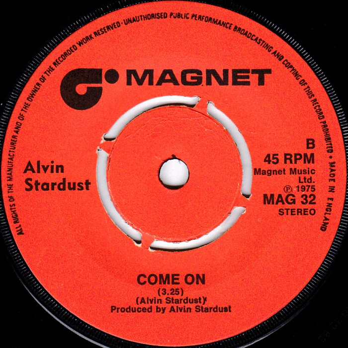 Alvin Stardust Sweet Cheatin Rita UK promo side 2