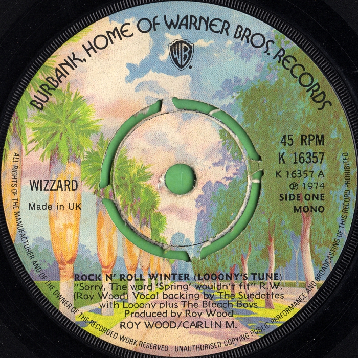 Wizzard Rock 'N Roll Winter UK side 1