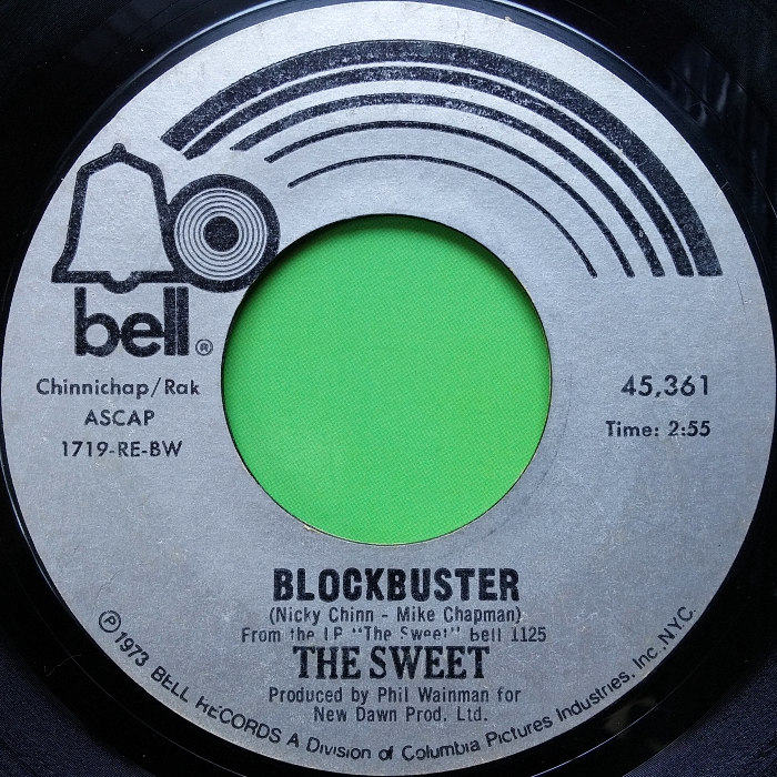 The Sweet Blockbuster USA "No siren" side 1