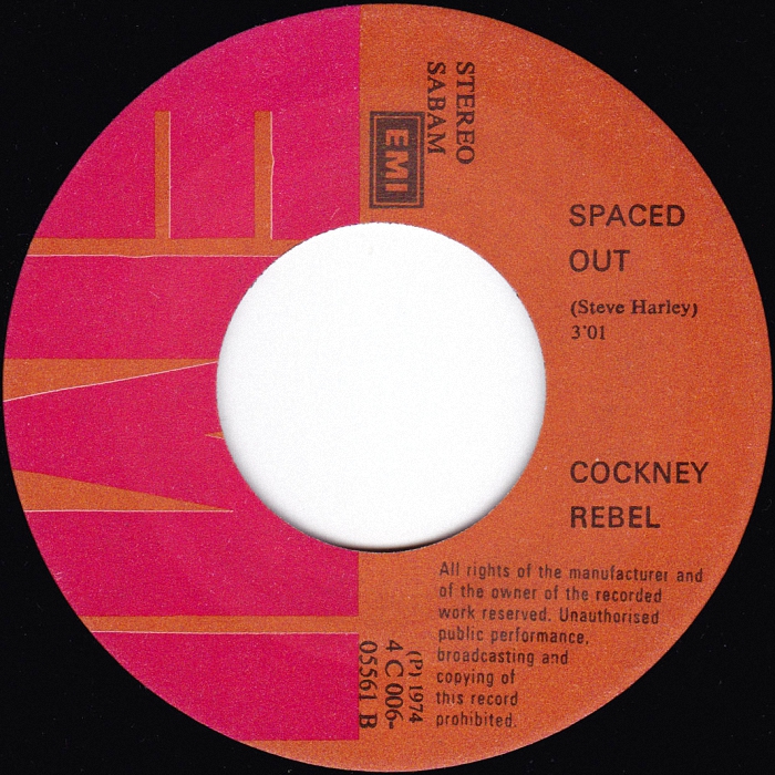 Cockney Rebel Judy Teen Belgium side 2
