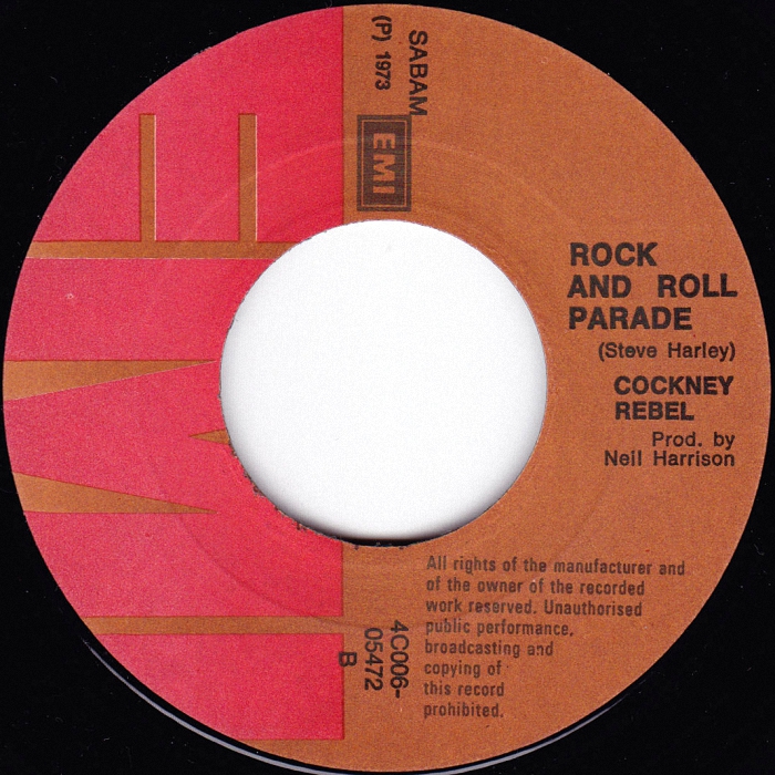 Cockney Rebel Sebastian Belgium side 2