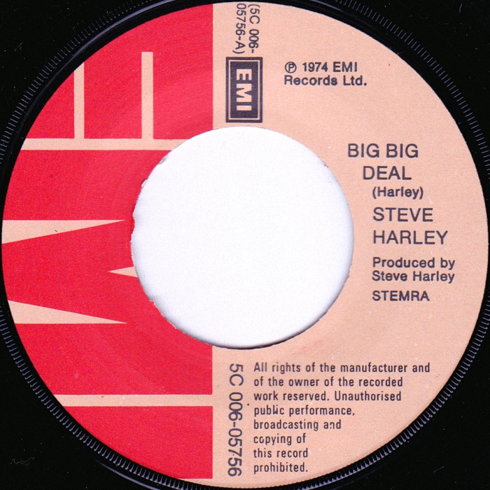 Steve Harley Big Big Deal Holland side 1