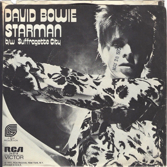 David Bowie Starman USA back