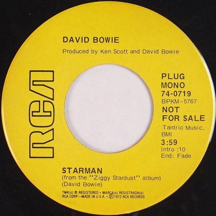 David Bowie Starman USA promo side 1