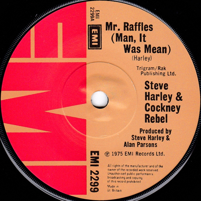 Cockney Rebel Mr. Raffles UK side 1