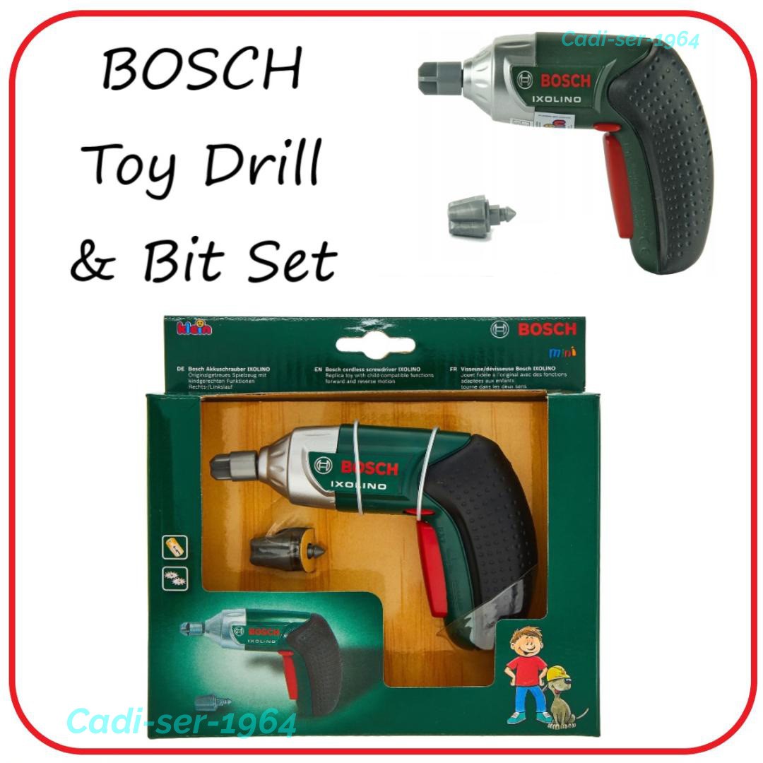 Klein BOSCH Mini Drill and Bit Playset Ixolino Toy Drill eBay