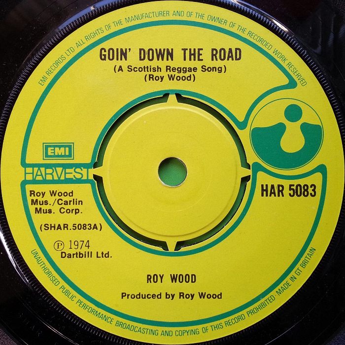 Roy Wood Goin' Down The Road UK side 1