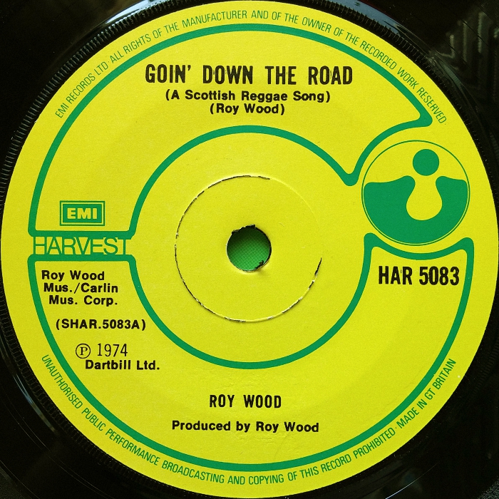 Roy Wood Goin' Down The Road UK (France) side 1