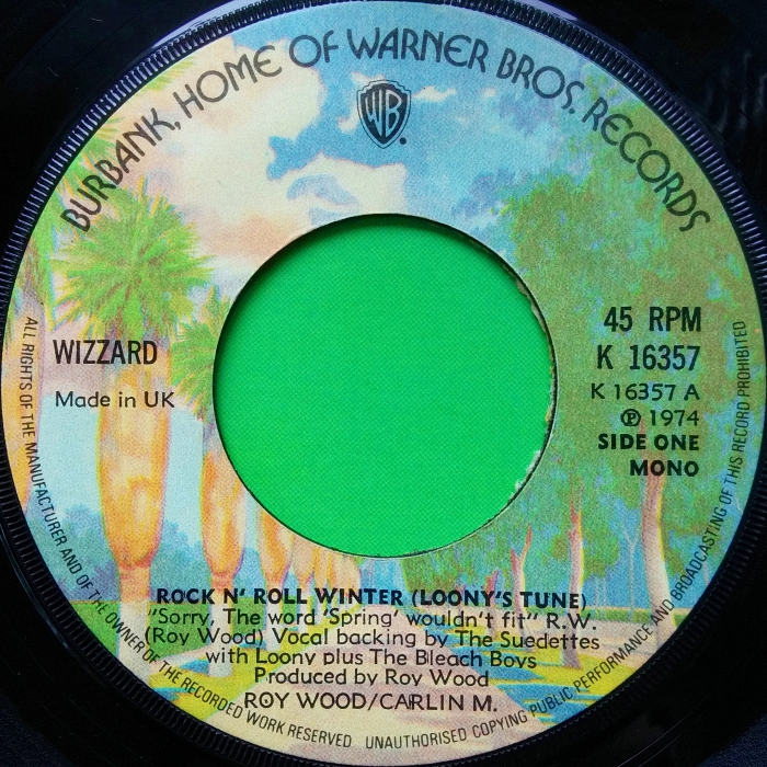 Wizzard Rock 'N Roll Winter UK side 1