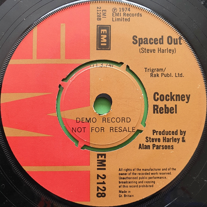 Cockney Rebel Judy Teen UK promo side 2