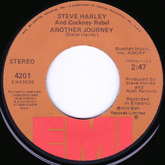 Cockney Rebel Make Me Smile USA side 2