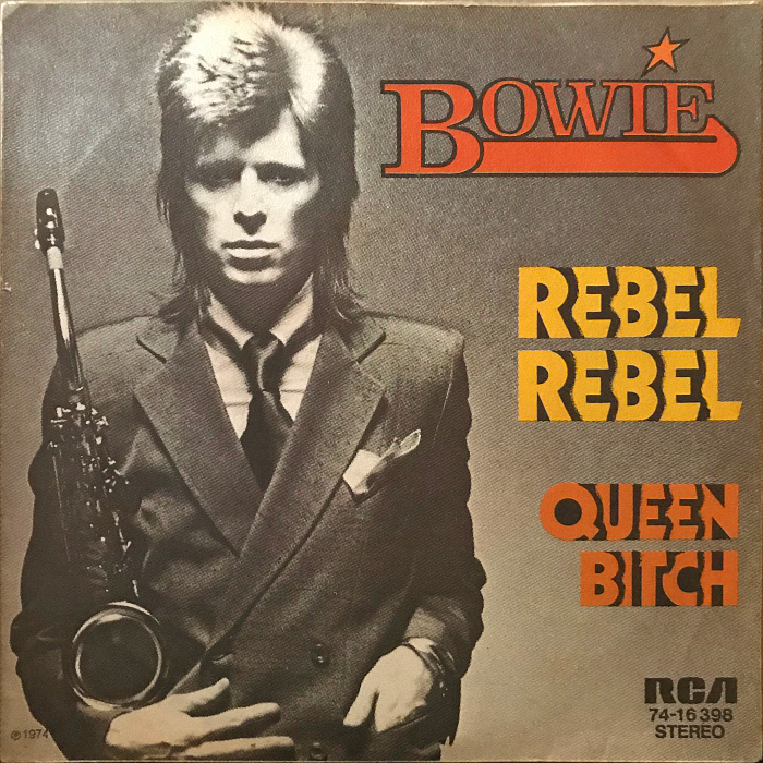 David Bowie Rebel Rebel Germany back