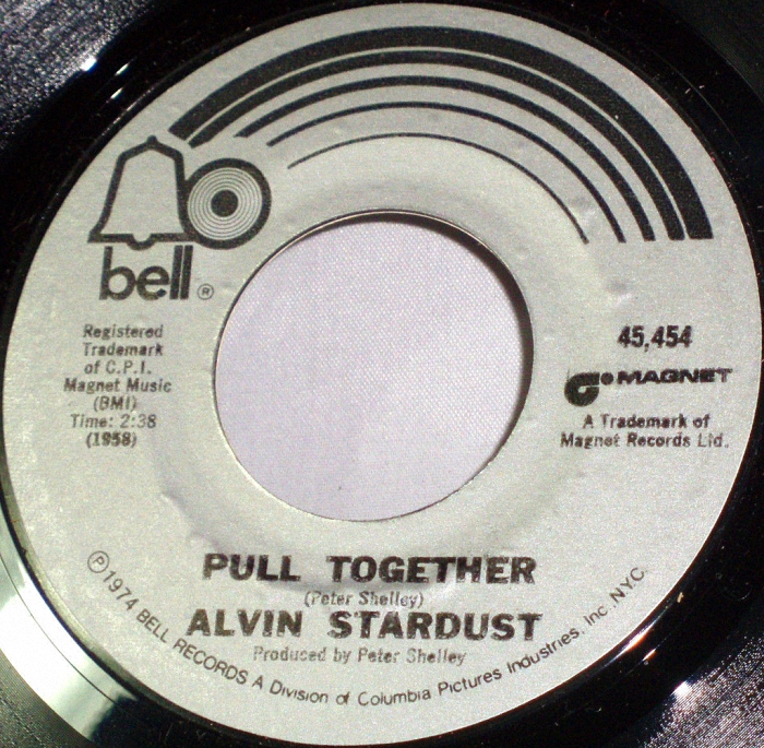 Alvin Stardust My Coo Ca Choo USA side 2