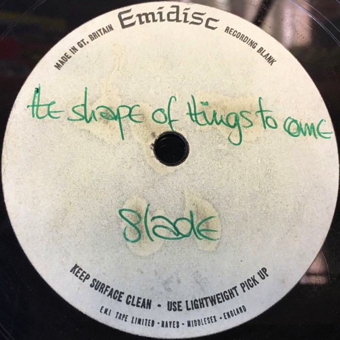 Slade Shape of Things To Come acetate UK side 1