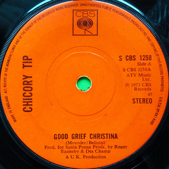 Chicory Tip Good Grief Christina UK alt side 1