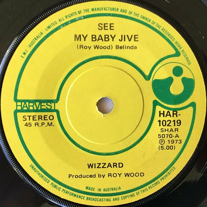 Wizzard See My Baby Jive Australia side 1