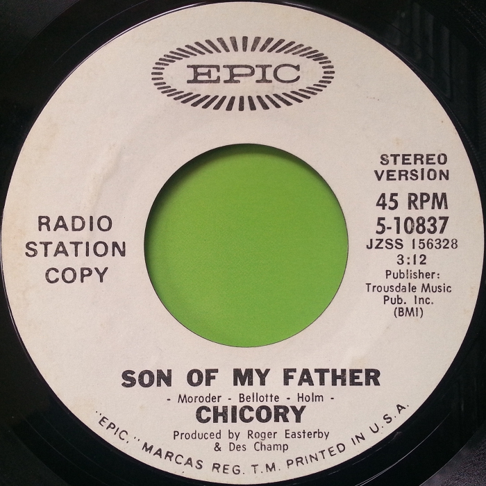 Chicory Son of My Father promo U.S.A. side 2