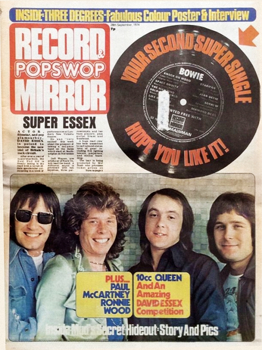Record Mirror front page