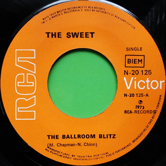 The Sweet The Ballroom Blitz Portugal alt side 1
