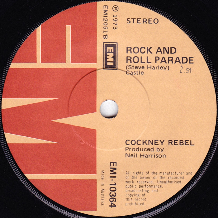 Cockney Rebel Sebastian Belgium side 2