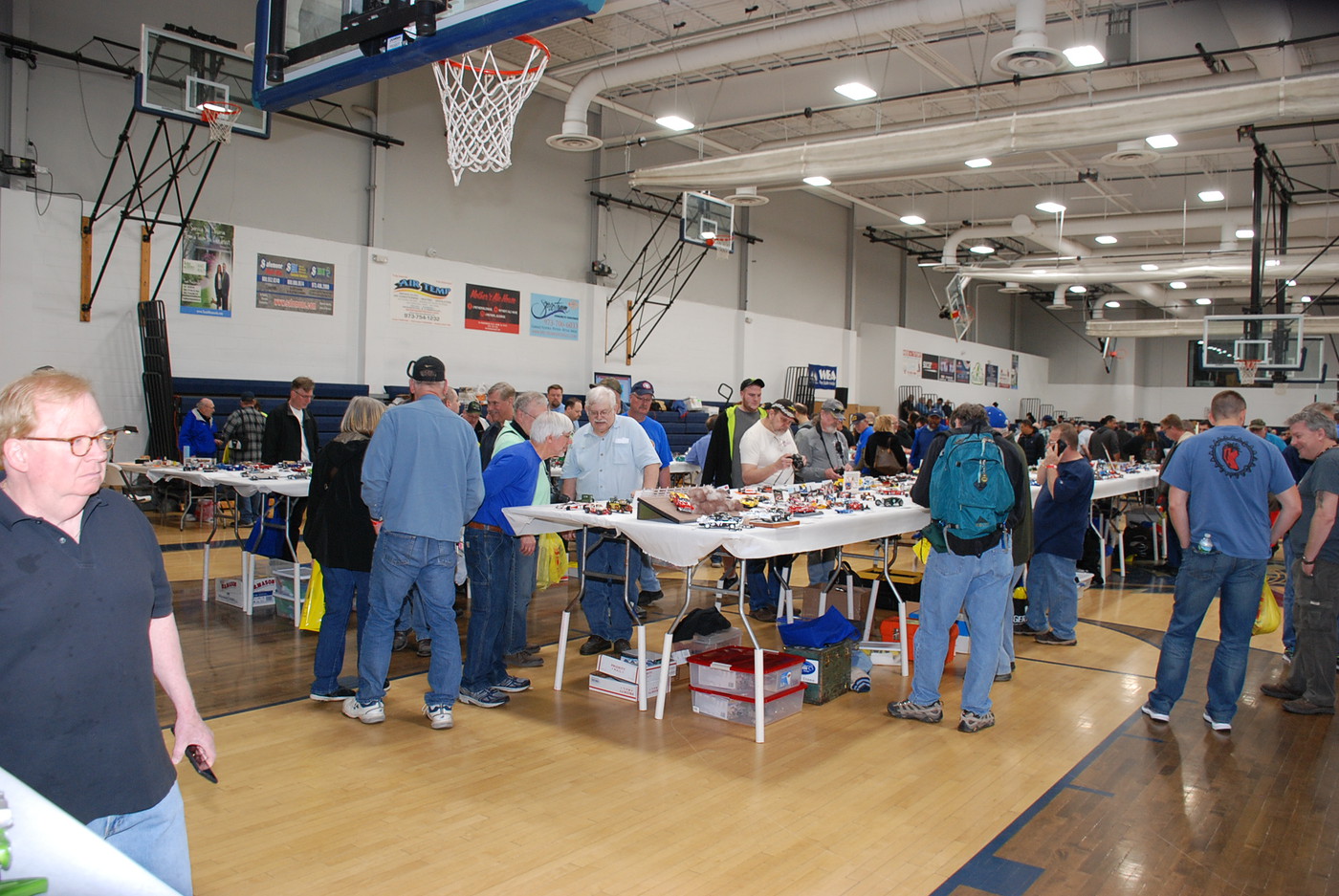 Just one of the three large rooms containing the 2019 NNL East!