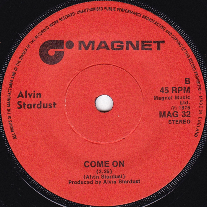 Alvin Stardust Sweet Cheatin Rita UK promo side 2