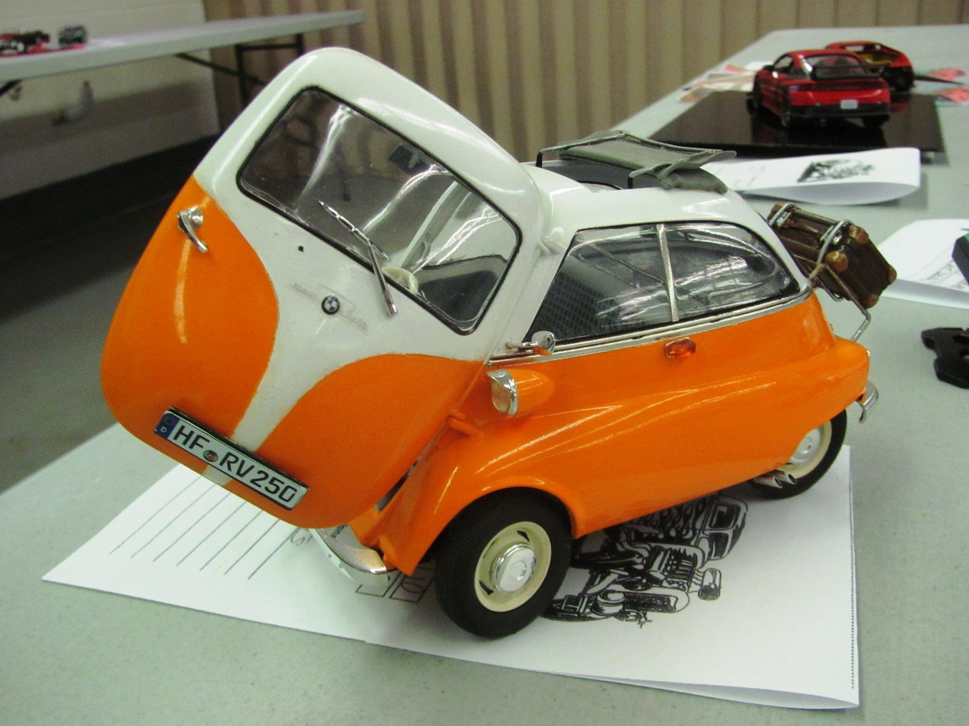 The Cedarville Model Car Show did take place today, though with a much