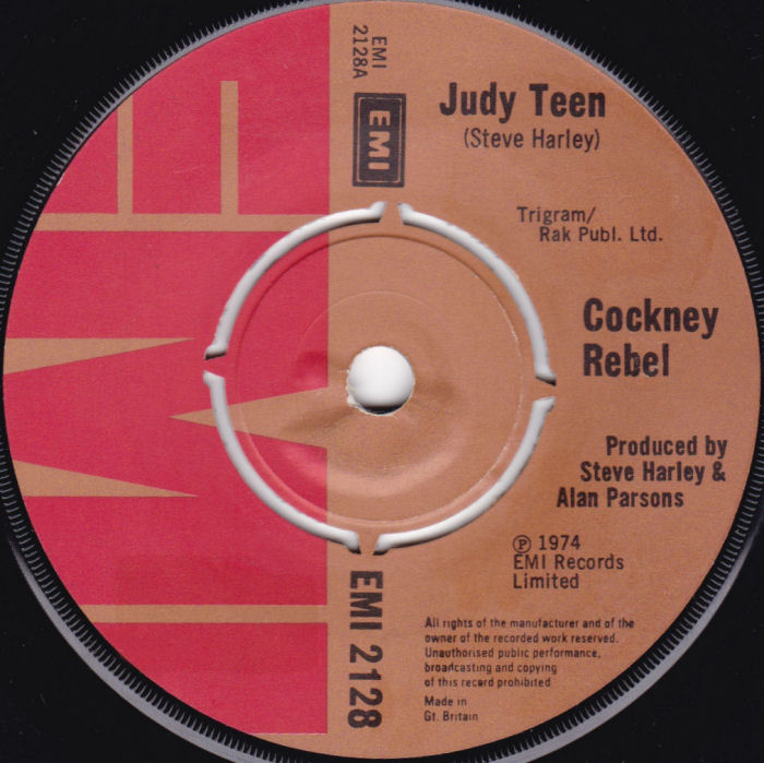 Cockney Rebel Judy Teen UK side 1