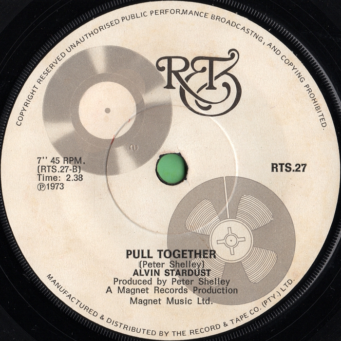 Alvin Stardust My Coo Ca Choo South Africa side 2