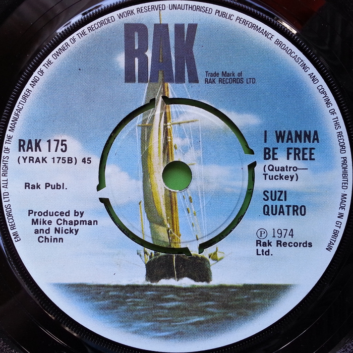 Suzi Quatro Too Big UK side 2