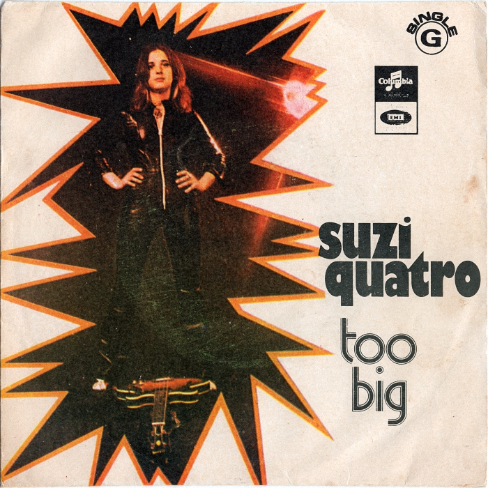 Suzi Quatro Too Big Angola front